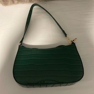 Green shoulder bag